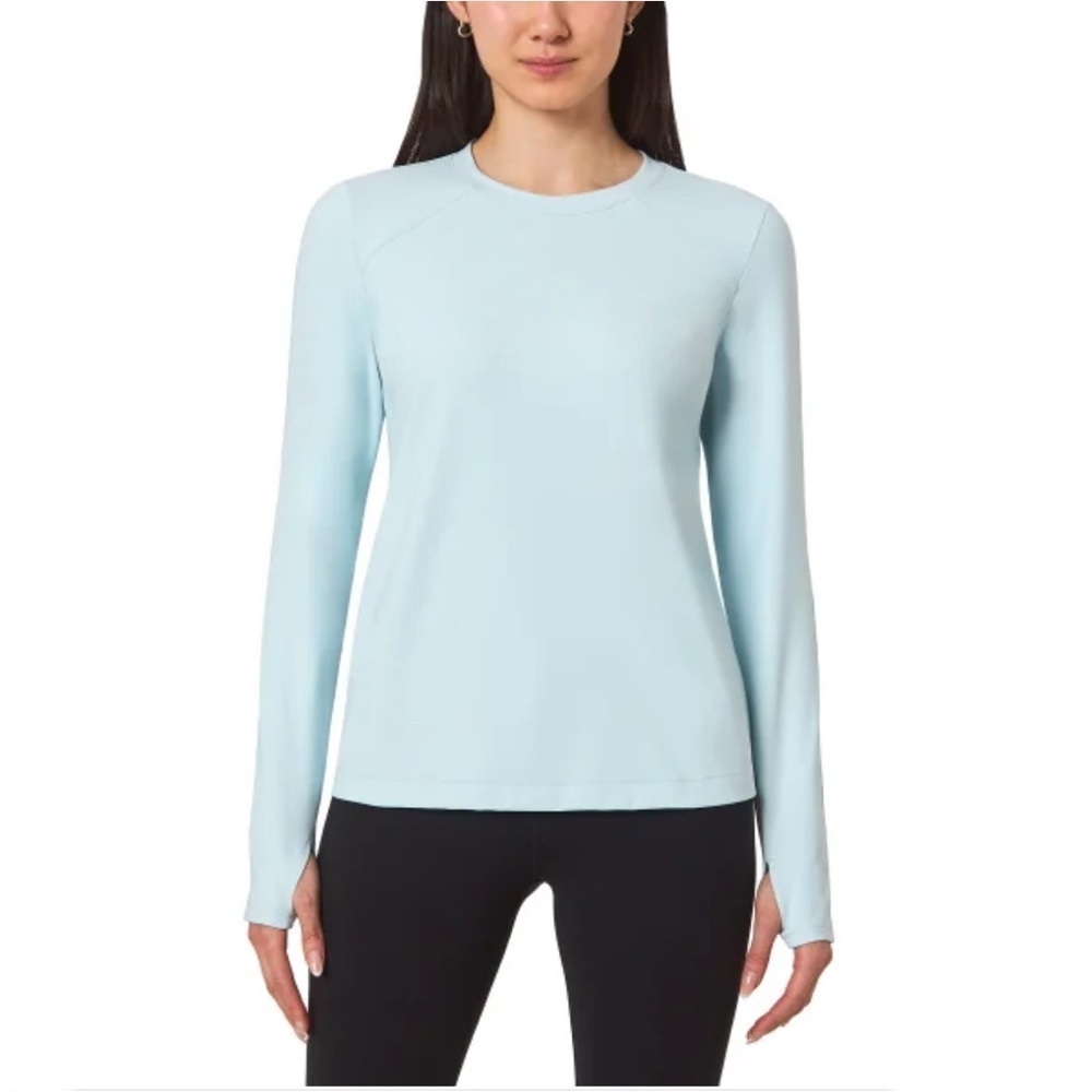 Mondetta Ladies' Long Sleeve Active Top XXL Nantucket Breeze New With Tag